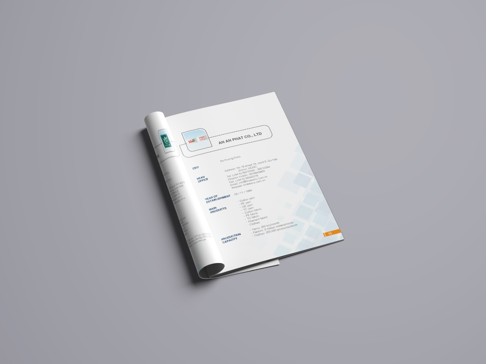 VCOSA - Thiết kế profile cho Hiệp hội Bông sợi Việt Nam VCOSA